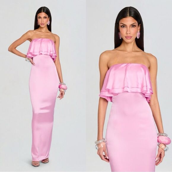 NWT RETROFÊTE QUEENIE DRESS in Camellia - Picture 1 of 11